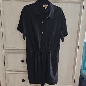 GAP Black Short Sleeve Dress